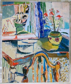 Interior With Flowers On The Table 