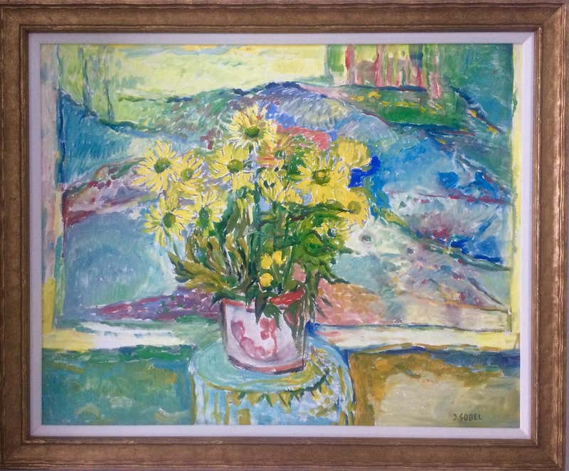 Louis Ritter - Antique American Impressionist Floral Kitchen Still Life ...