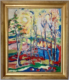 Vibrant Landscape With Sun