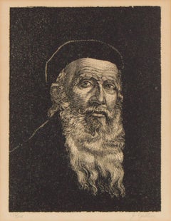 Portrait of a Rabbi, Judaica Print