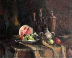 Natura morta. Olio su tela. 80x100 cm