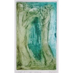 Regalo III. 1992, a / e, papel, aguafuerte, 23x13 cm