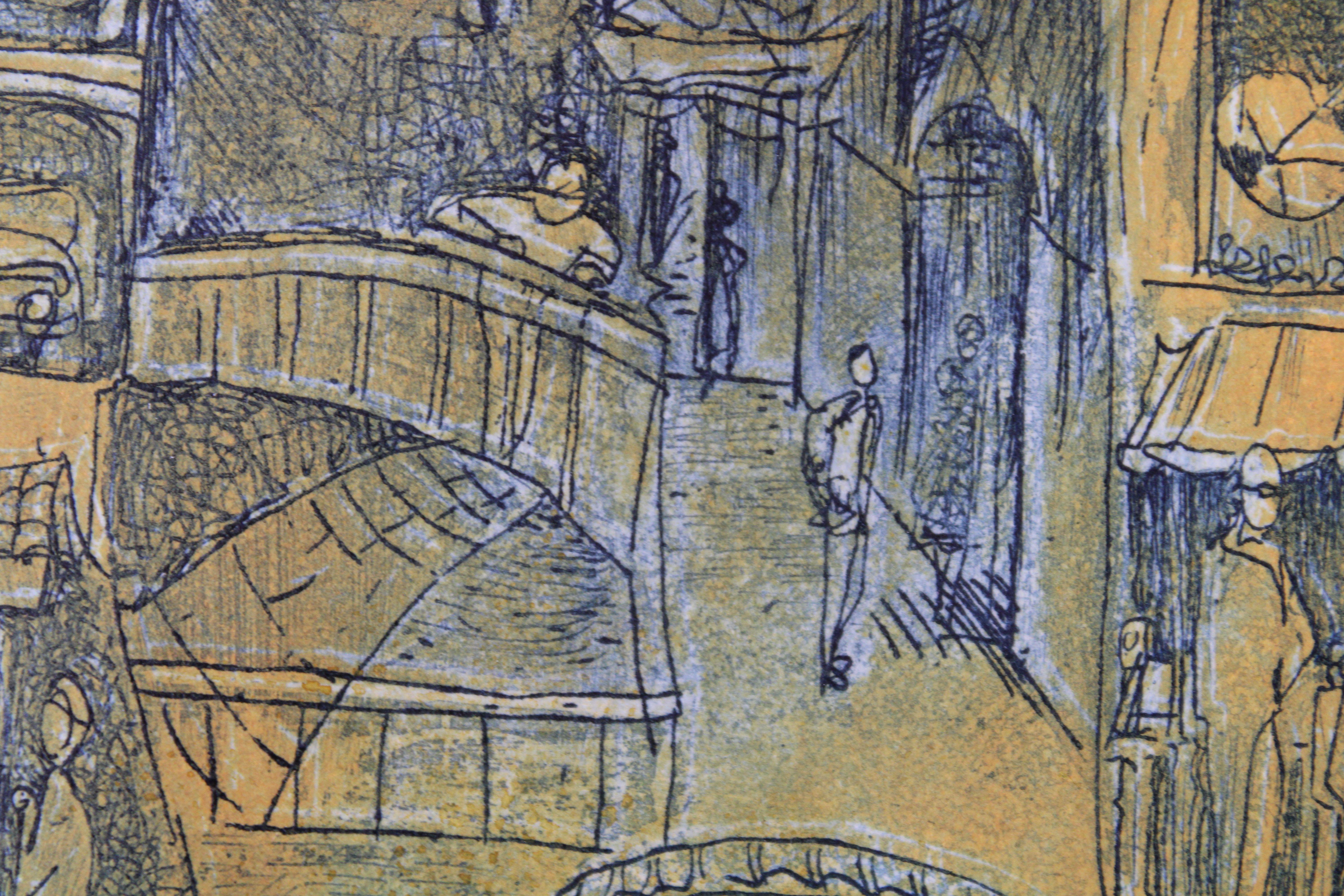 Ciudad matutina  2005, papel, aguafuerte, 14x16 cm, 40/100 en venta 1