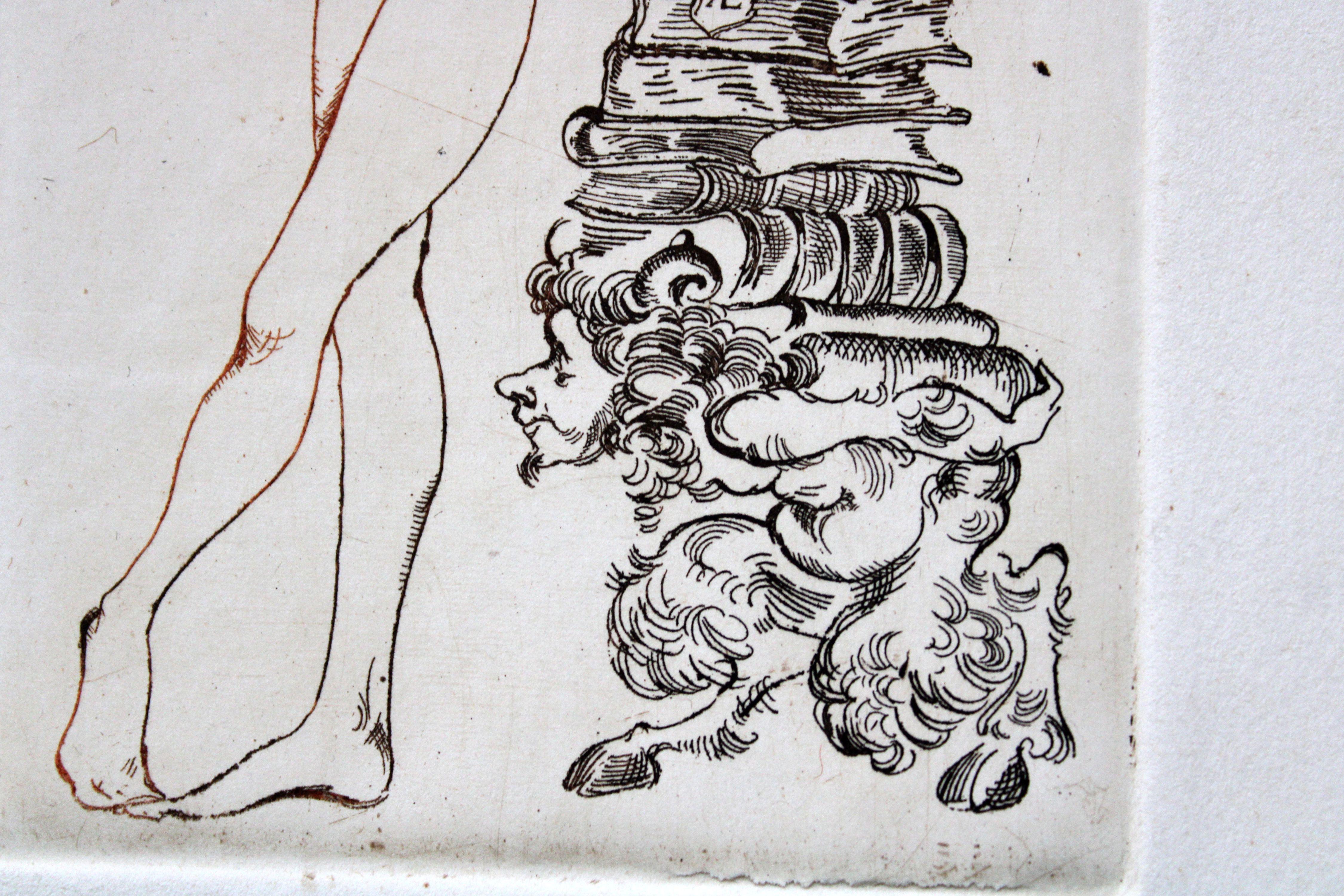 Ex Libris. Paper, etching, 11x7 cm For Sale 1