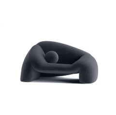 Sillón Jell en tela azul oscuro by Alter Ego Studio