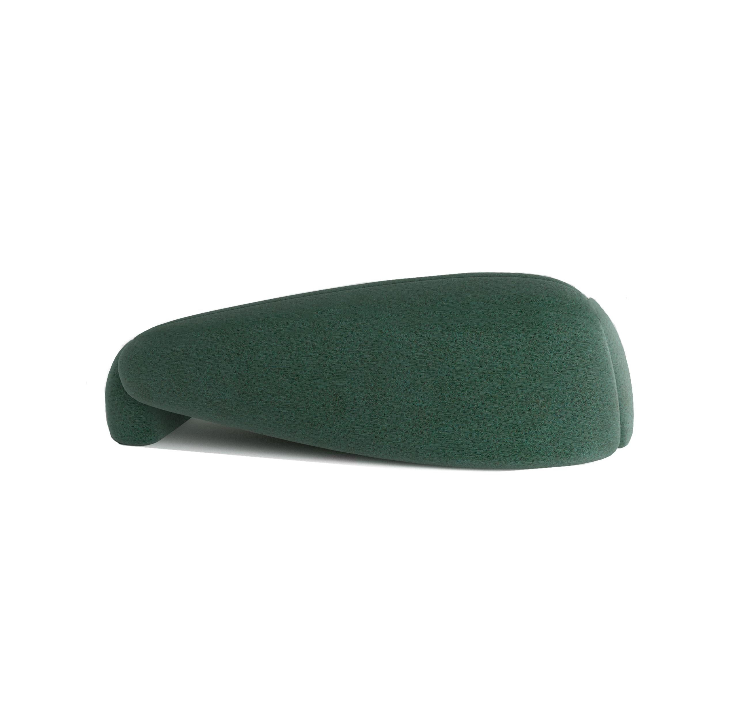 Post-Modern Jell Sofa in Dark Green Fabric by Alter Ego Studio For Sale
