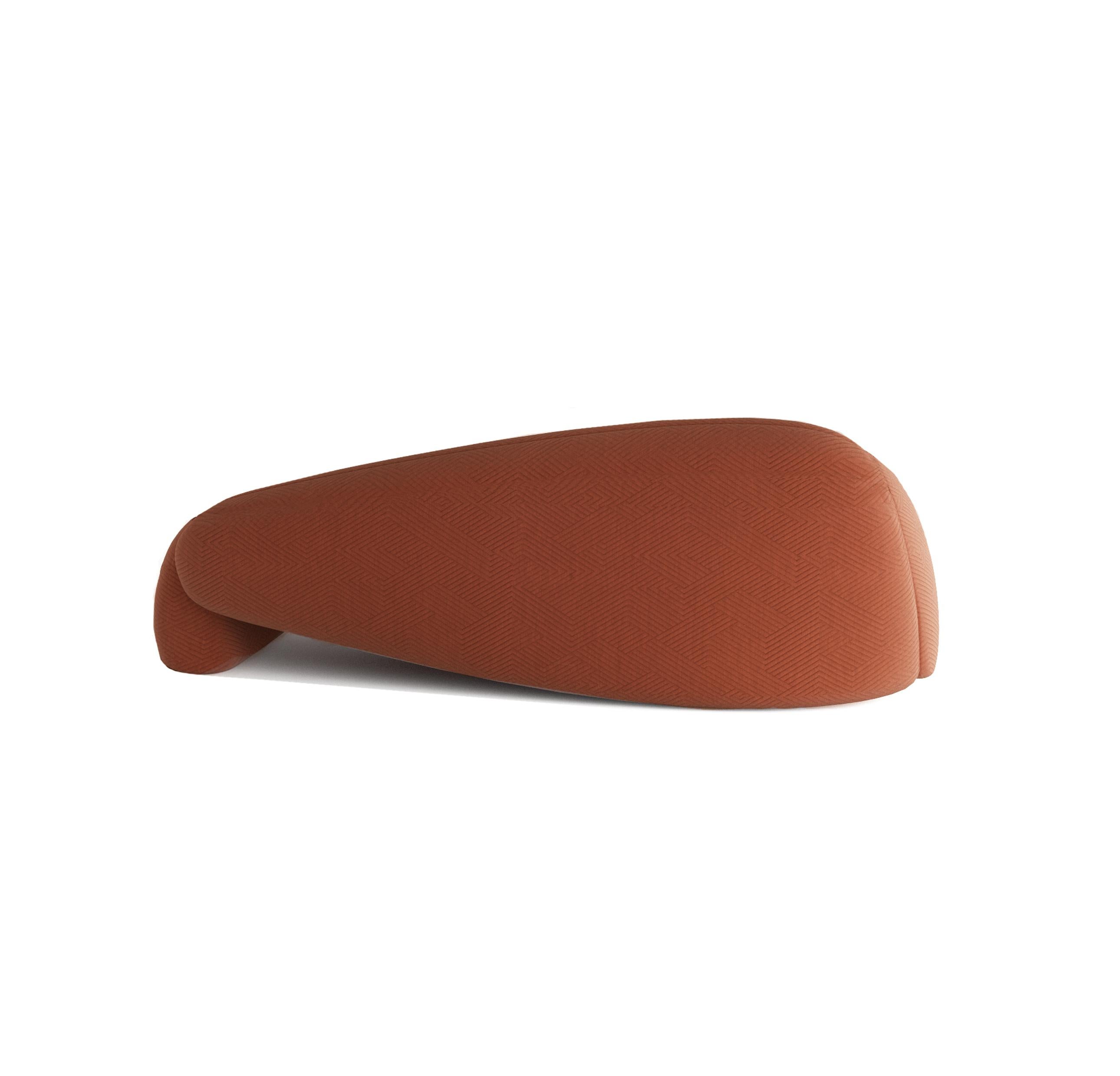 Jell-Sofa aus rotem Stoff von Alter Ego Studio (Postmoderne) im Angebot