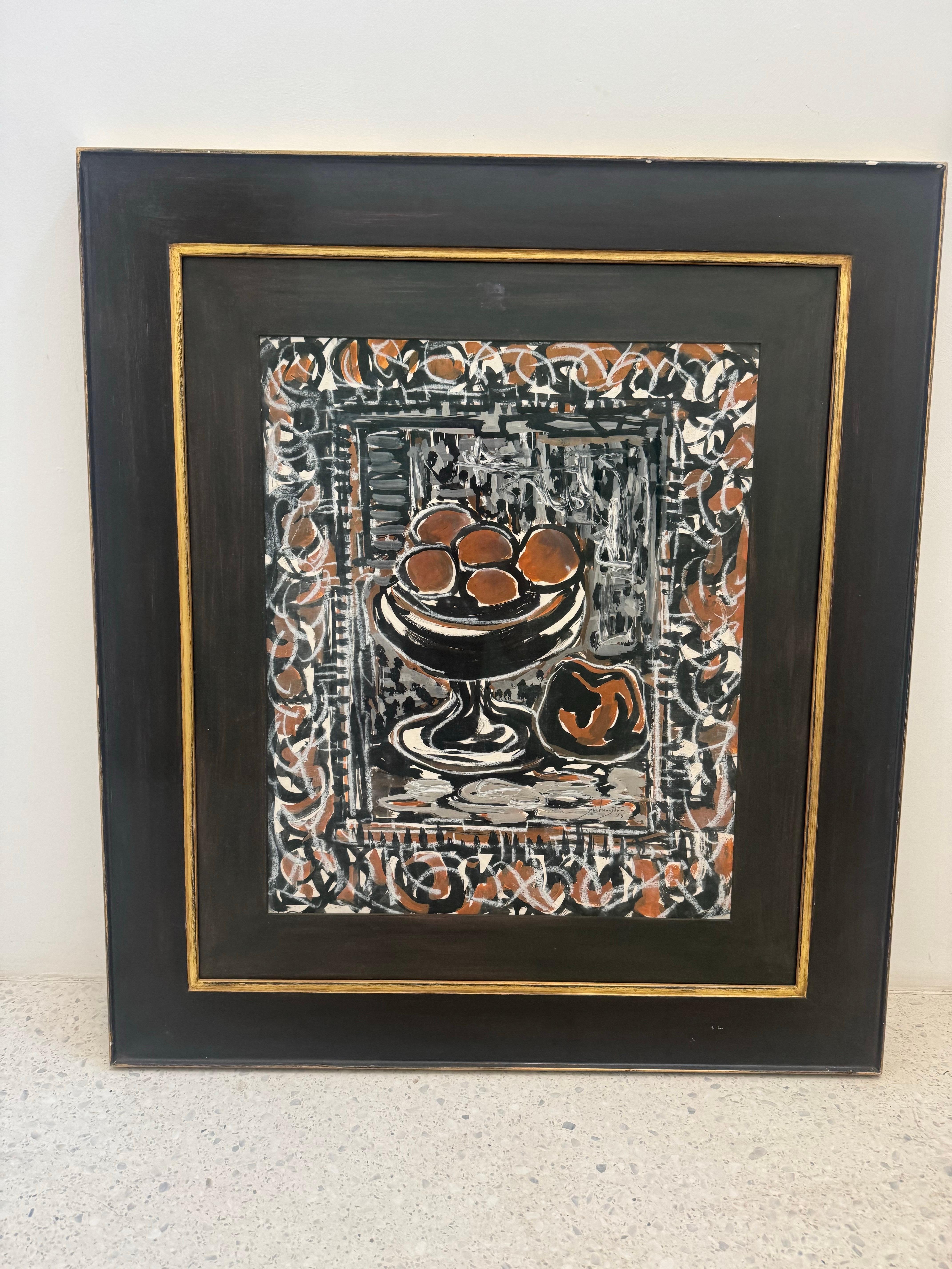 Jelle Hoogstra Stillleben-Gemälde, Niederlande, 1985 im Zustand „Gut“ im Angebot in Brussel, BE