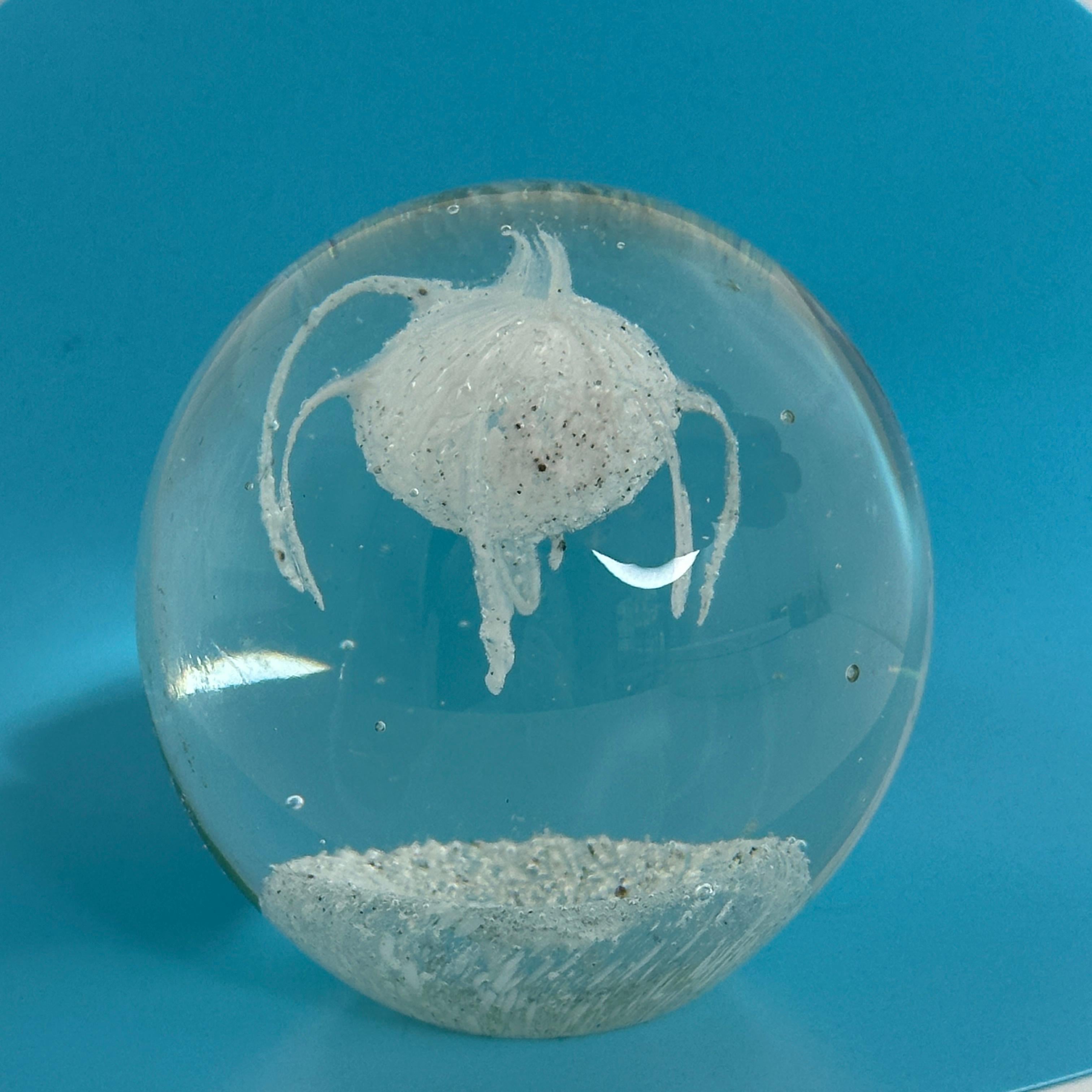 Presse-papiers en verre de Murano moderne du milieu du siècle, Italie des années 1980 en vente 7