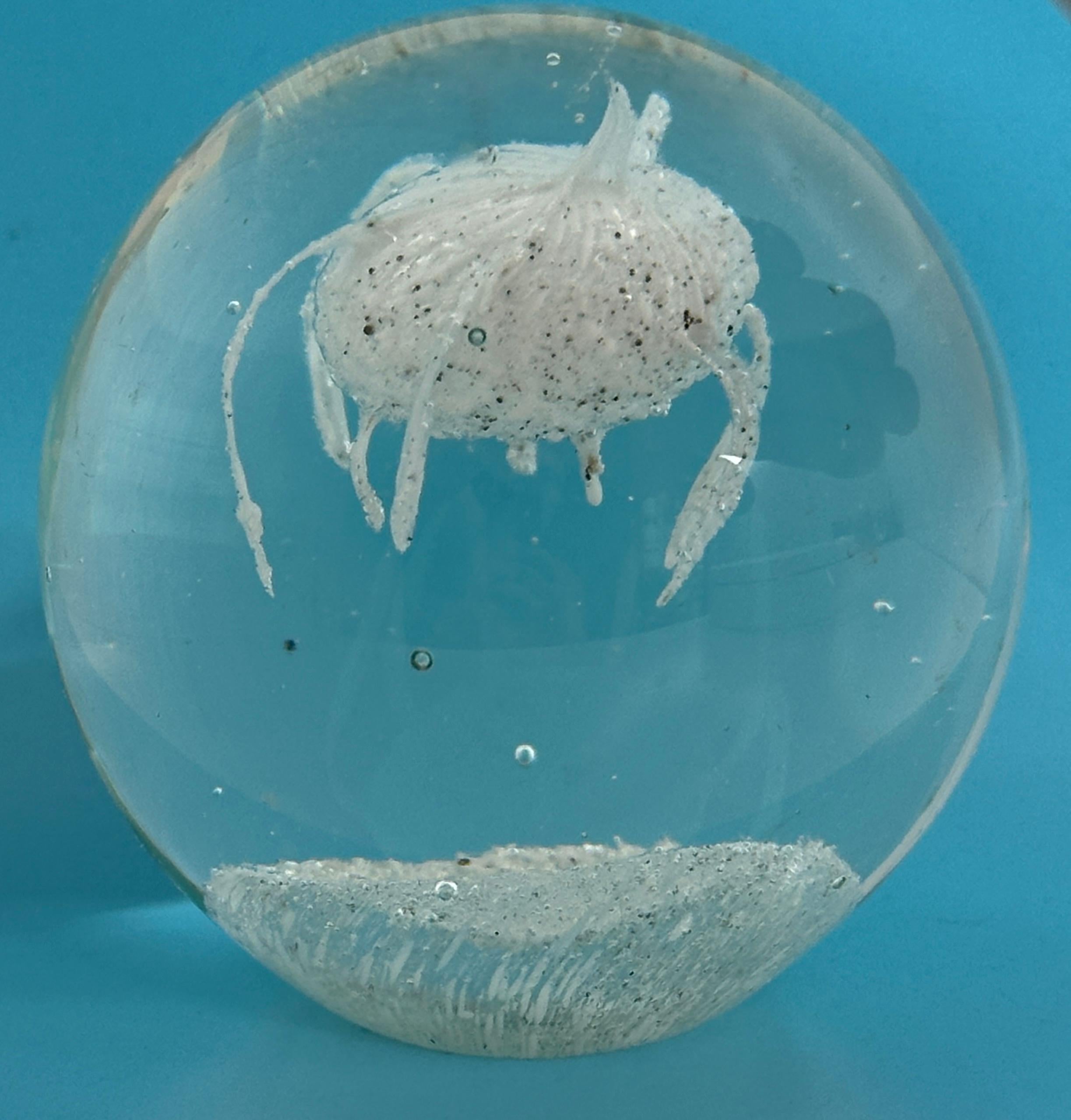 Presse-papiers en verre de Murano moderne du milieu du siècle, Italie des années 1980 en vente 9