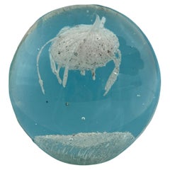 Jelly Fish Murano Glass Paperweight Mid-Century Modern, Italy 1980s