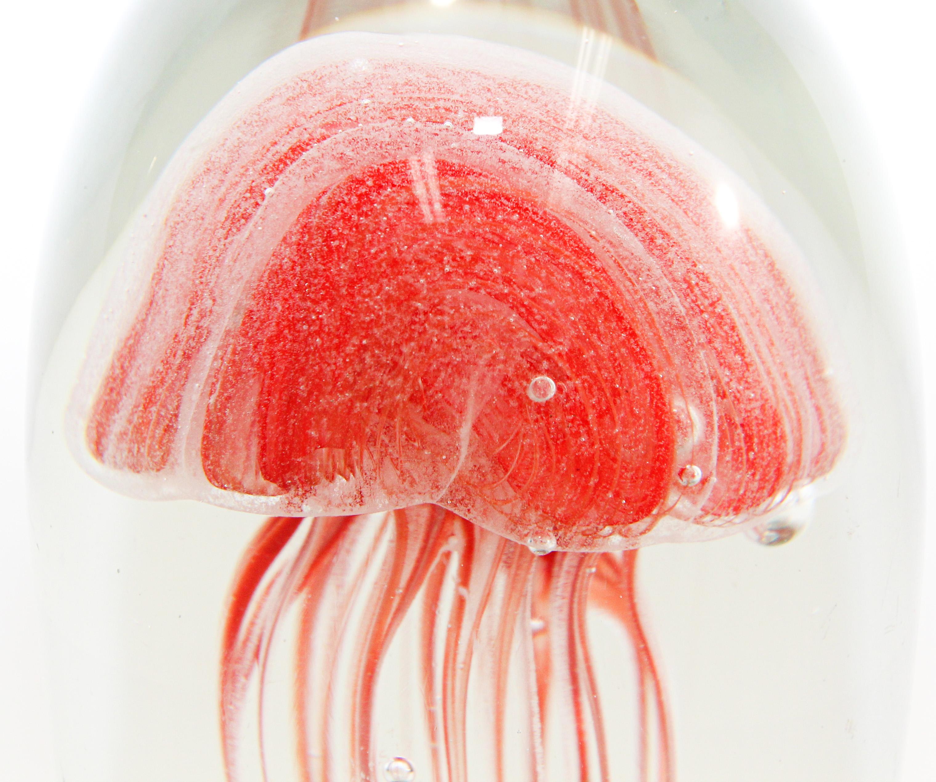 murano jellyfish paperweight