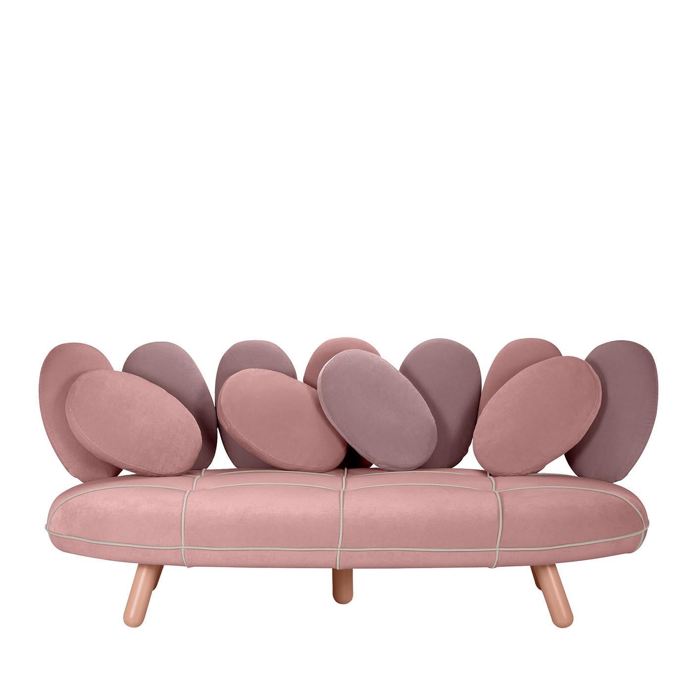 Jelly Pink 3-Seater Sofa By Simone Micheli by Adrenalina im Angebot 1