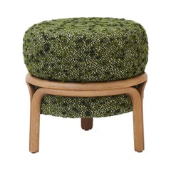 Jelly Stool in Green Fabric by Objective Collection OBJ+