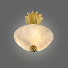 JELLY14Rock Crystal Semi Flushmount By Phoenix