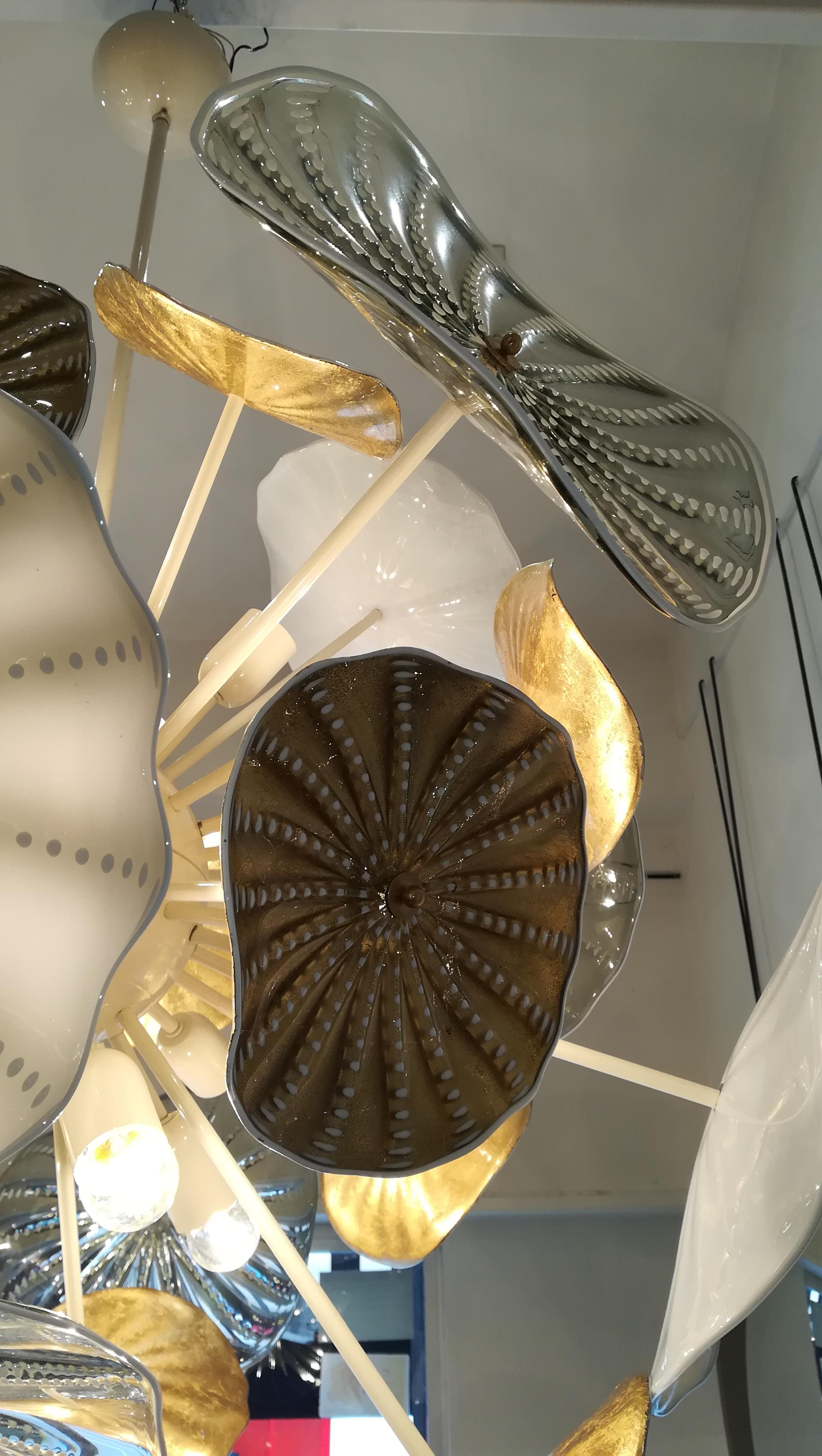 Jellyfih Sputnik Murano Glass Chandelier In Excellent Condition In Saint-Ouen, FR