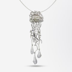 ‘Jellyfish’ Brooch Necklace by Alessio Boschi for Autore