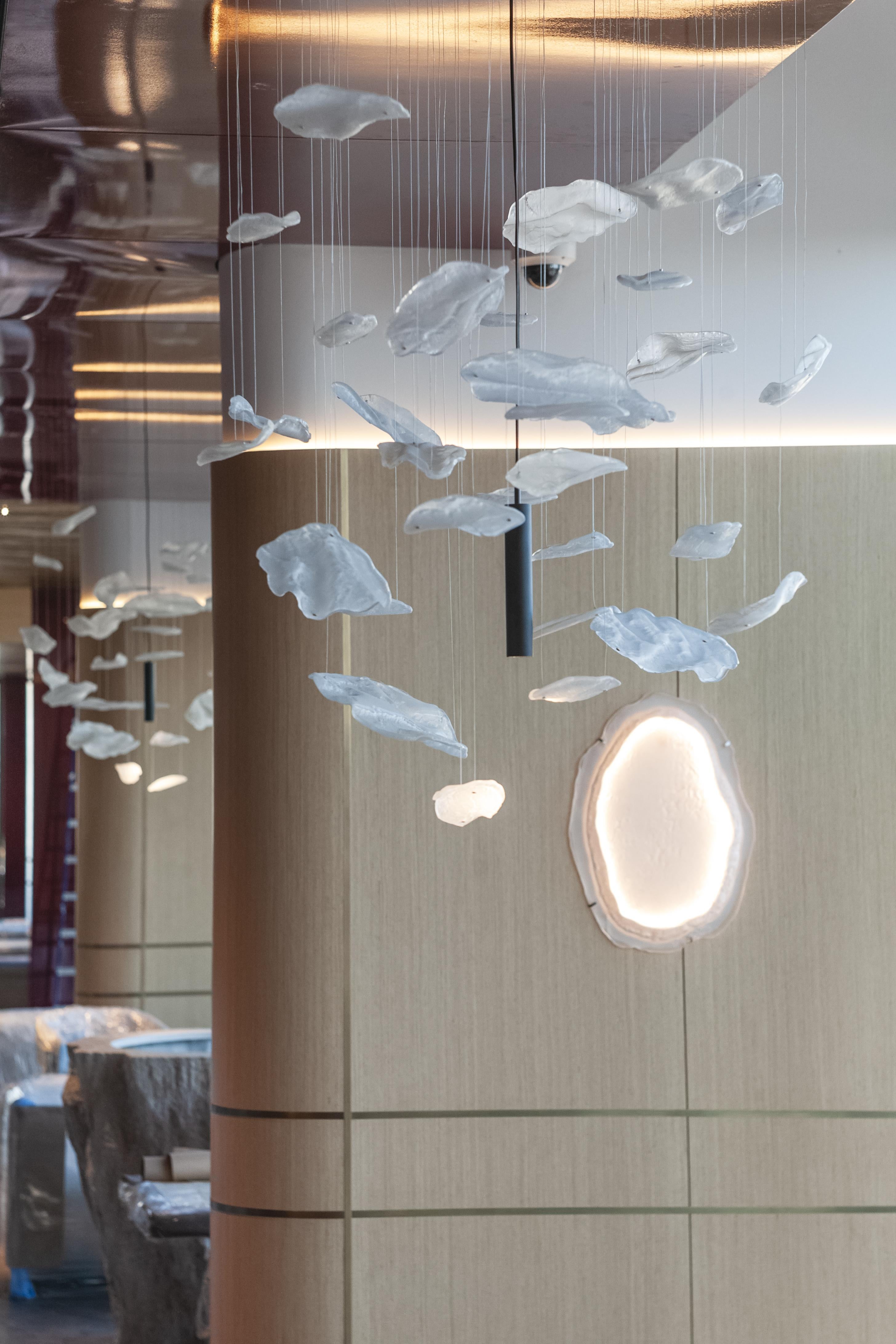 XXI secolo e contemporaneo Lampada da parete Jellyfish Cousin di Fresh Glass in vendita