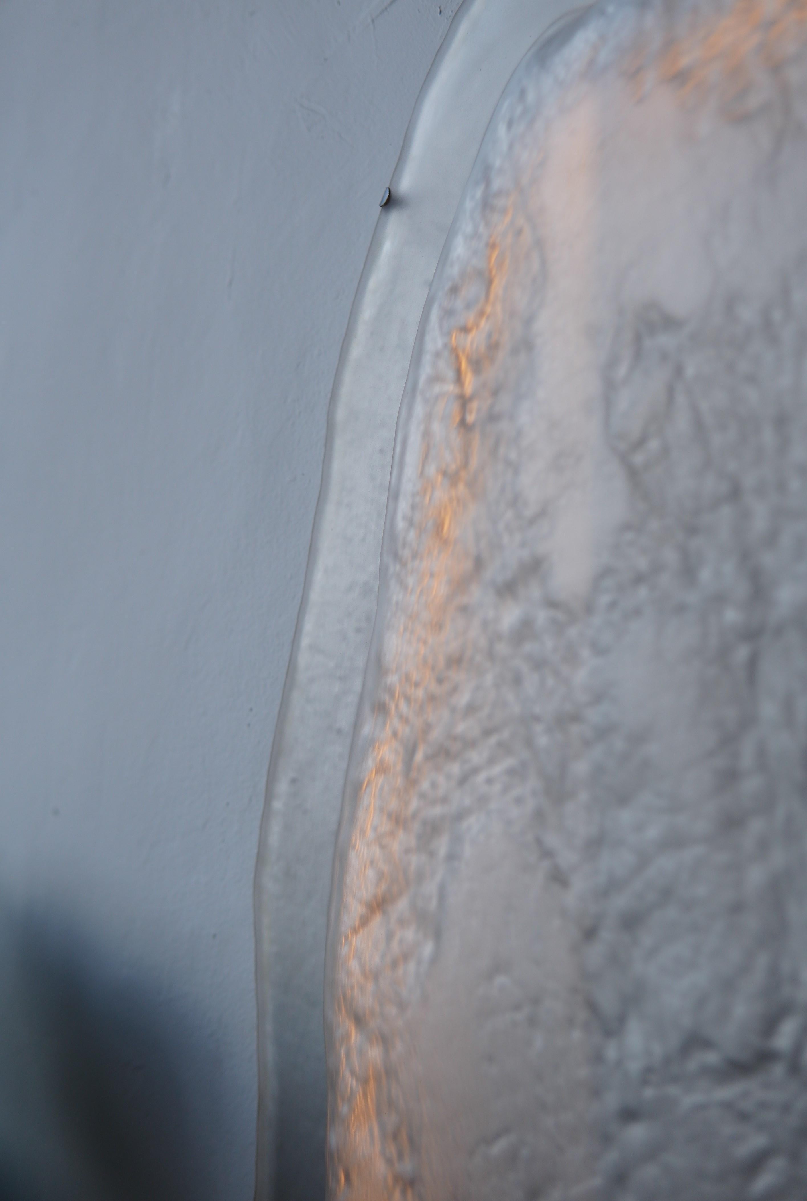 Lámpara de Pared Medusa Doble Hija  de Vidrio Fresco en venta 7