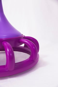 Jellyfish Floor Lamp: Elegant Lilac Illumination