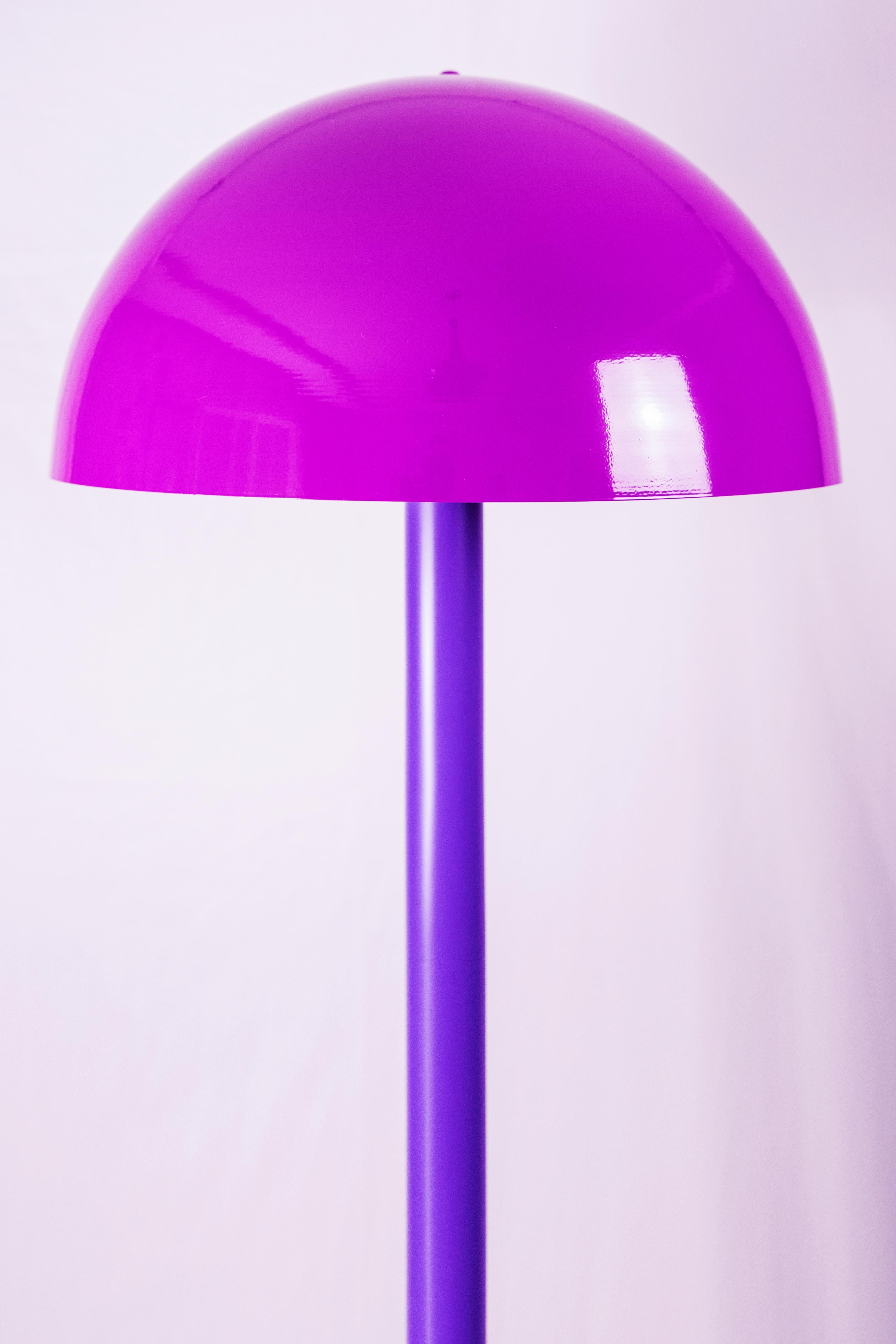 lilac floor lamp