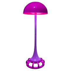 Jellyfish-Stehlampe: Elegante lila Fliederfarbene Illumination