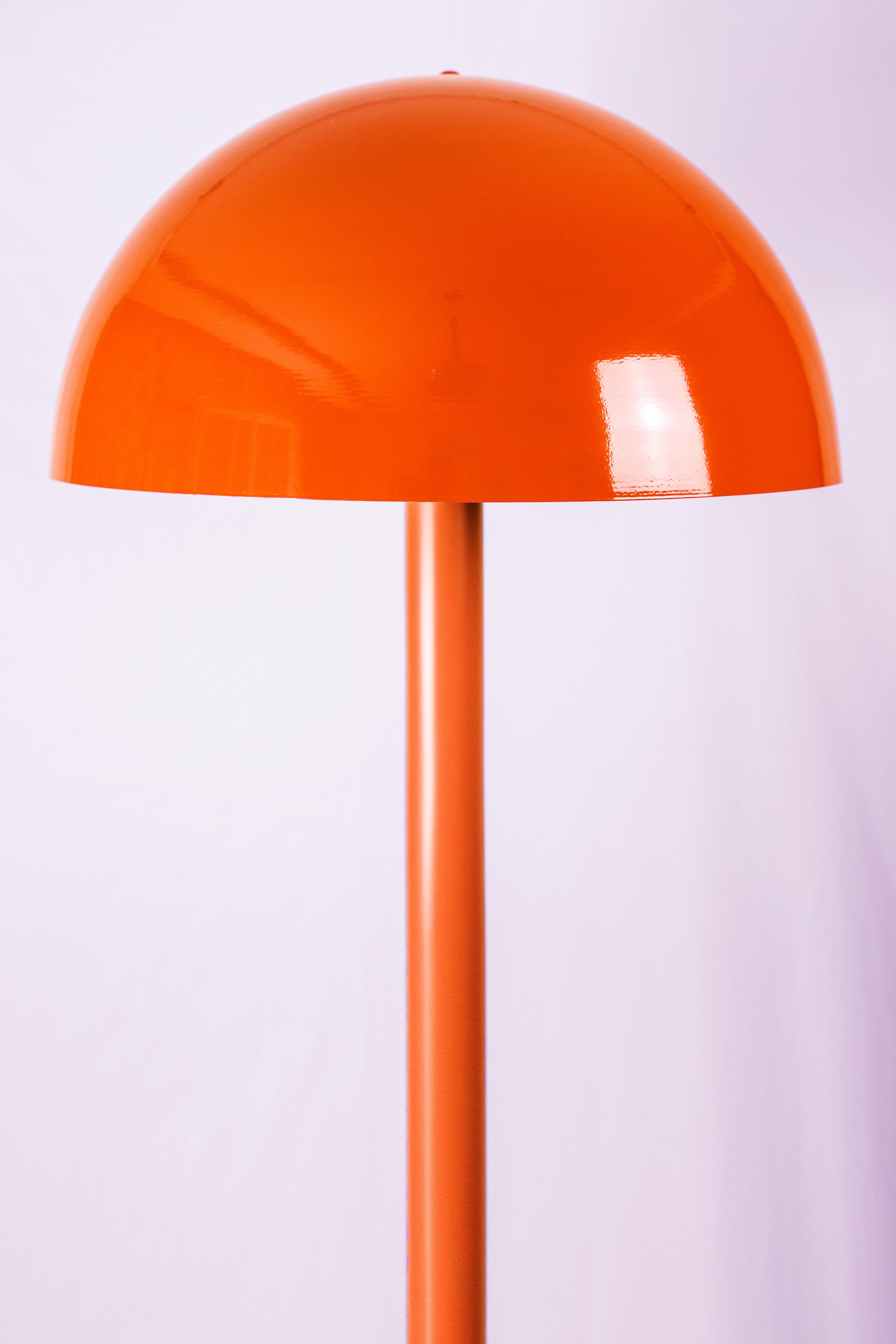 Turc Lampadaire Jellyfish orange vibrant d'illusion artistique en vente