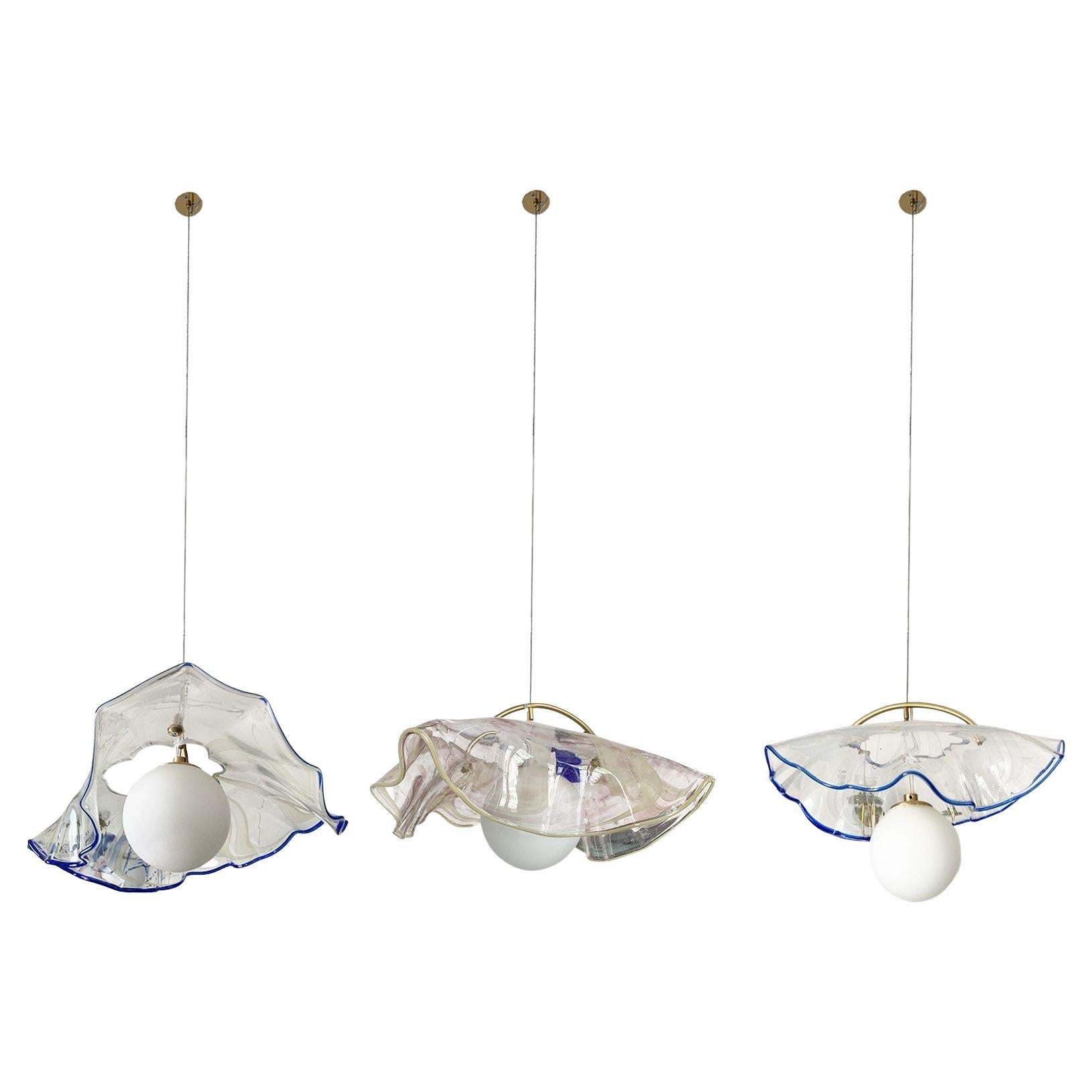 jellyfish pendant lamp by Sema Topaloglu For Sale