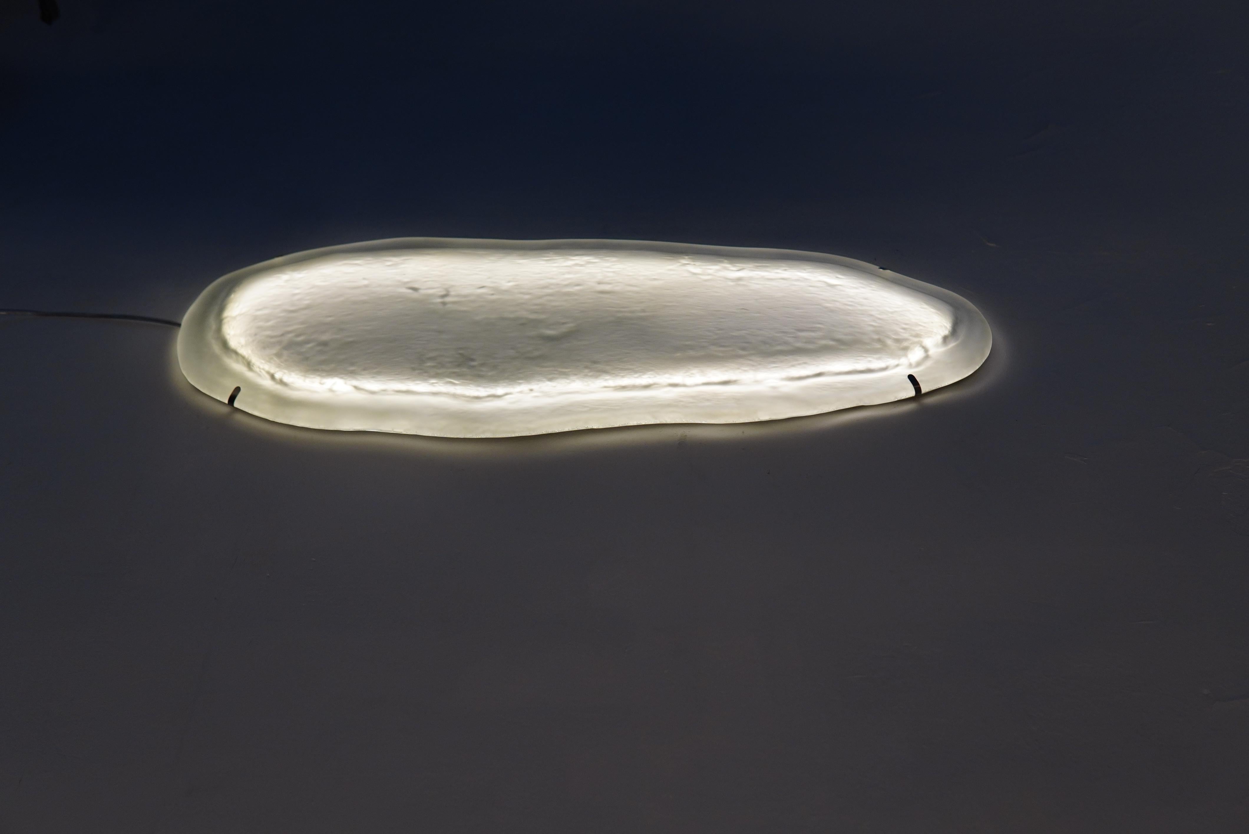 Russian Jellyfish Sister Wall Lamp by Fresh Glass For Sale
