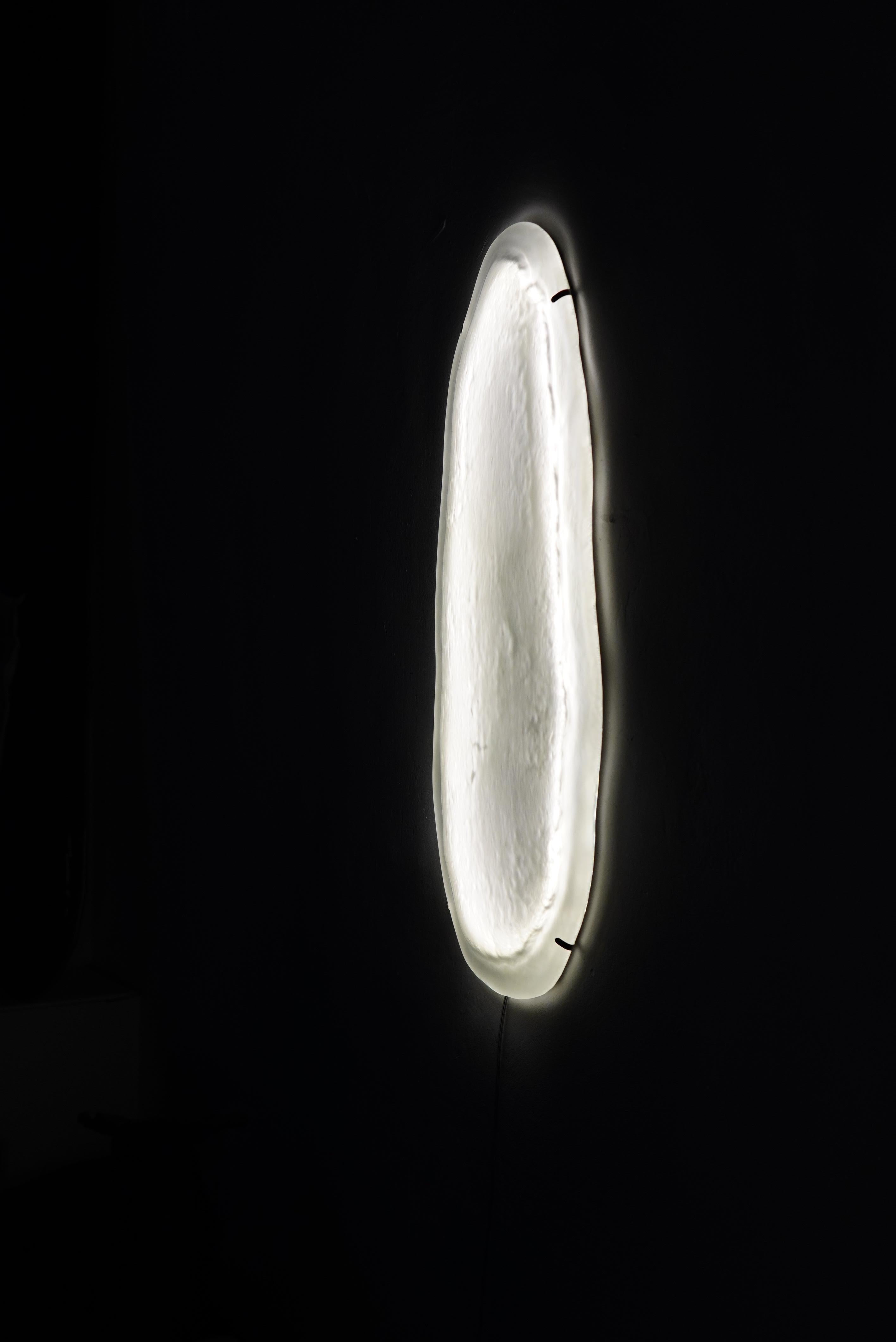 Contemporary Jellyfish Sister Wall Lamp by Fresh Glass For Sale