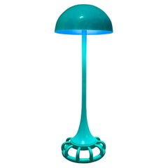 Jellyfish-Stehlampe: künstlerische türkisfarbene Illumination