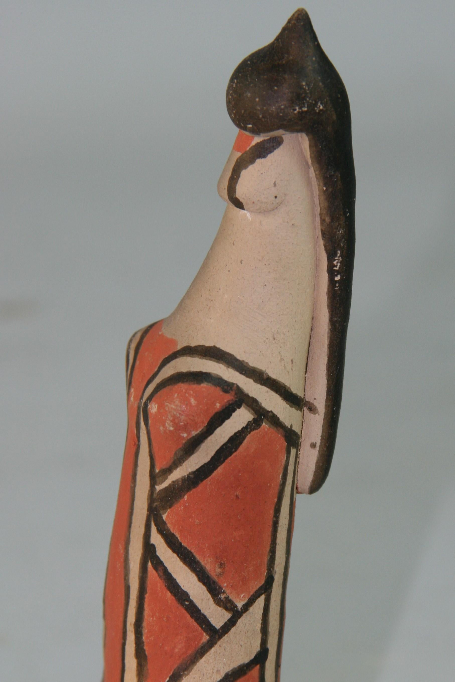 Jemez Pueblo Keramik Fertility-Figur 1970er Jahre im Angebot 1