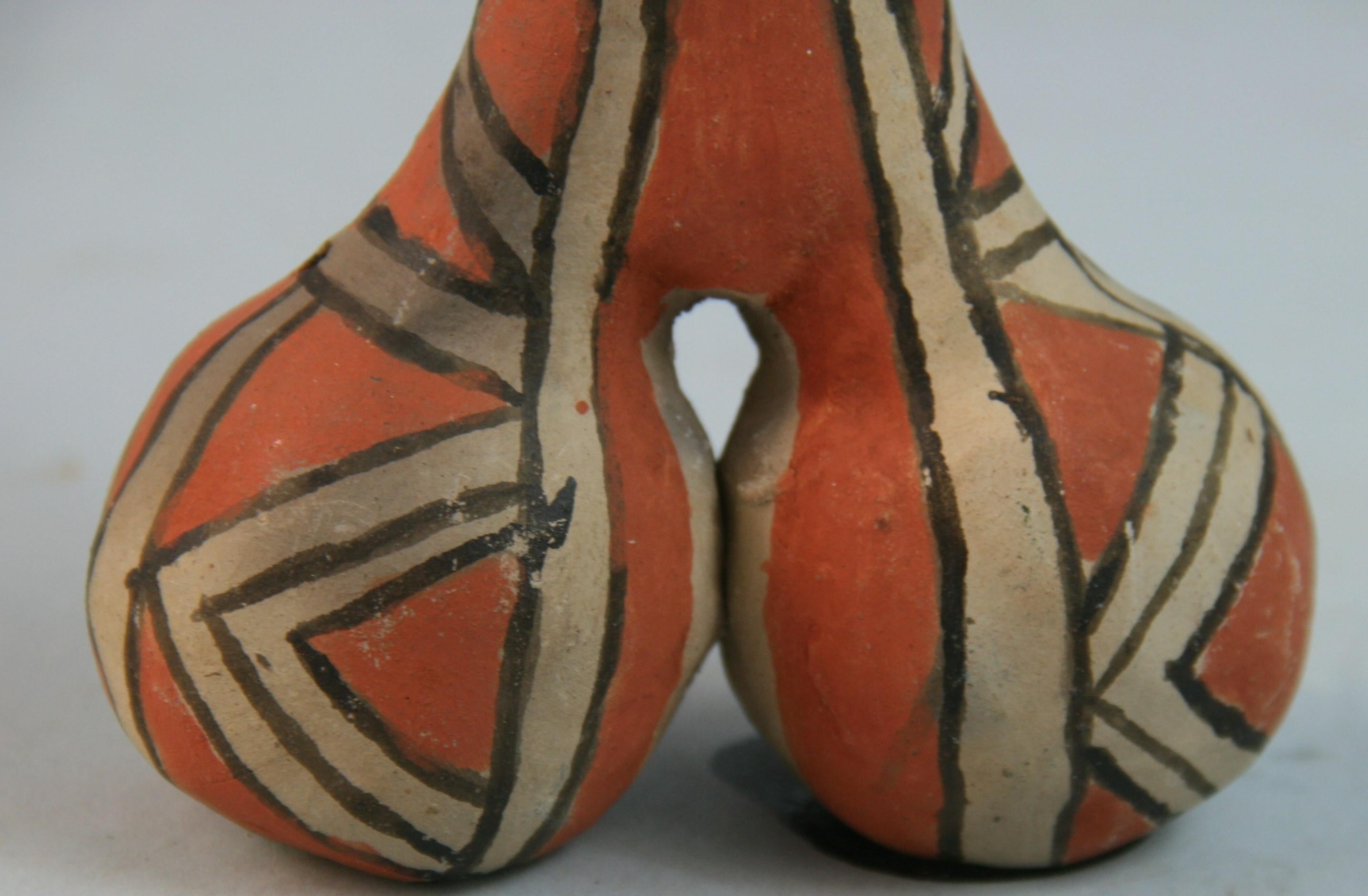 Jemez Pueblo Pottery Fertility Figure 1970's For Sale 3