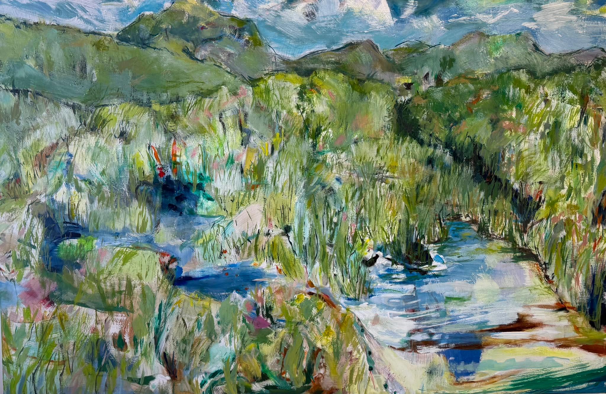 Riverways, Original Painting, Abstract art