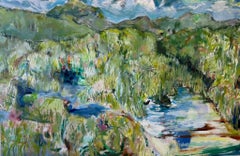 „Riverways“, Originalgemälde, abstrakte Kunst