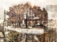 Fitzroy Square in the Rain