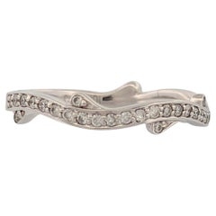 Jemina  10K White Gold Diamond Ring, 0.33 CT Diamond, Size 7