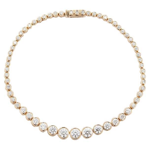 Jemma Wynne Prive Luxe Large Diamond Tennis Bracelet For Sale