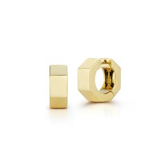 Jemma Wynne Wide Gold Huggies