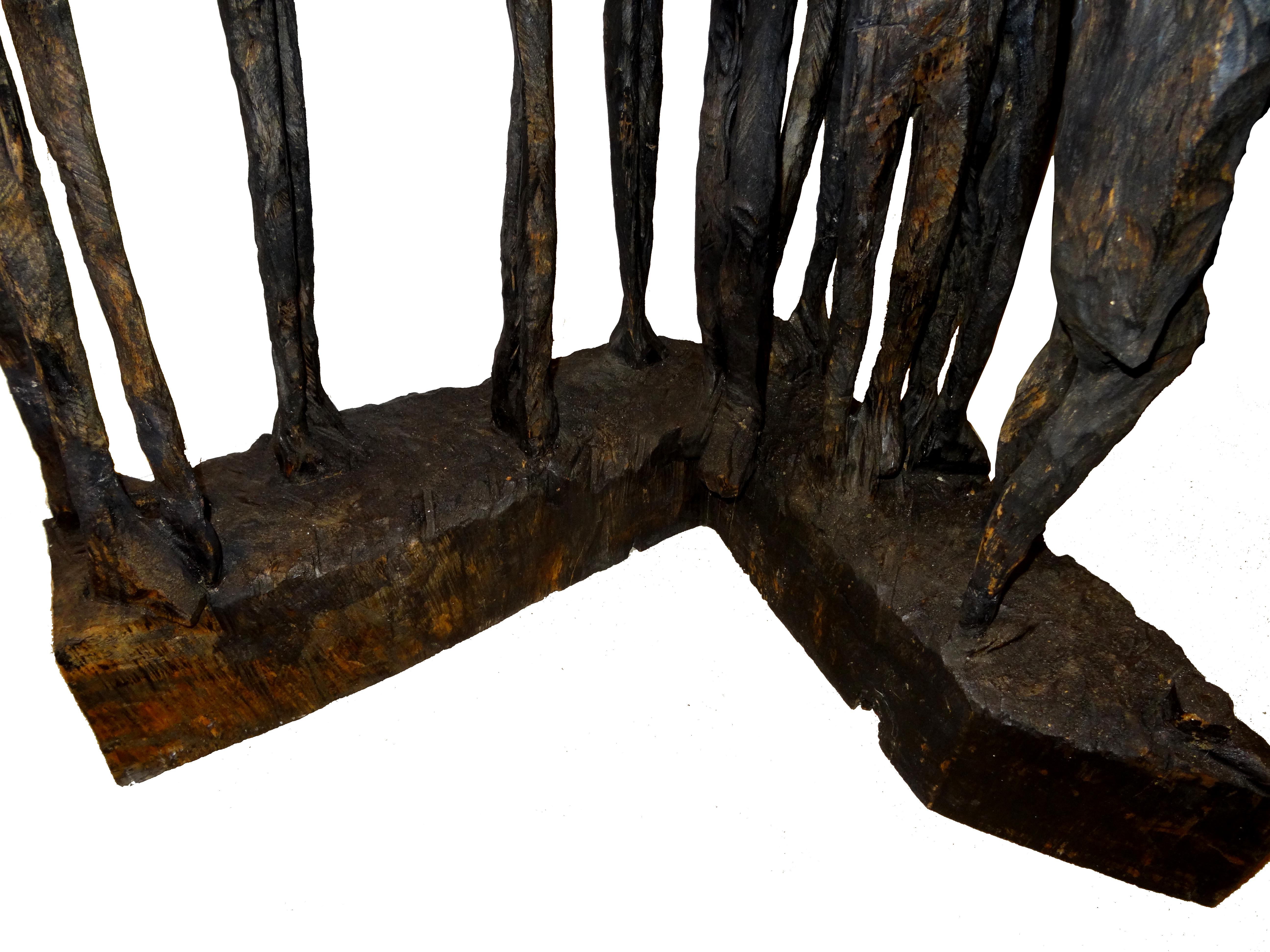 XXI secolo e contemporaneo Jems Robert Koko Bi - scultura in legno in vendita