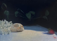 "Beauty Lives on Both Sides" (2024), natura morta originale ad olio di Jen Starling