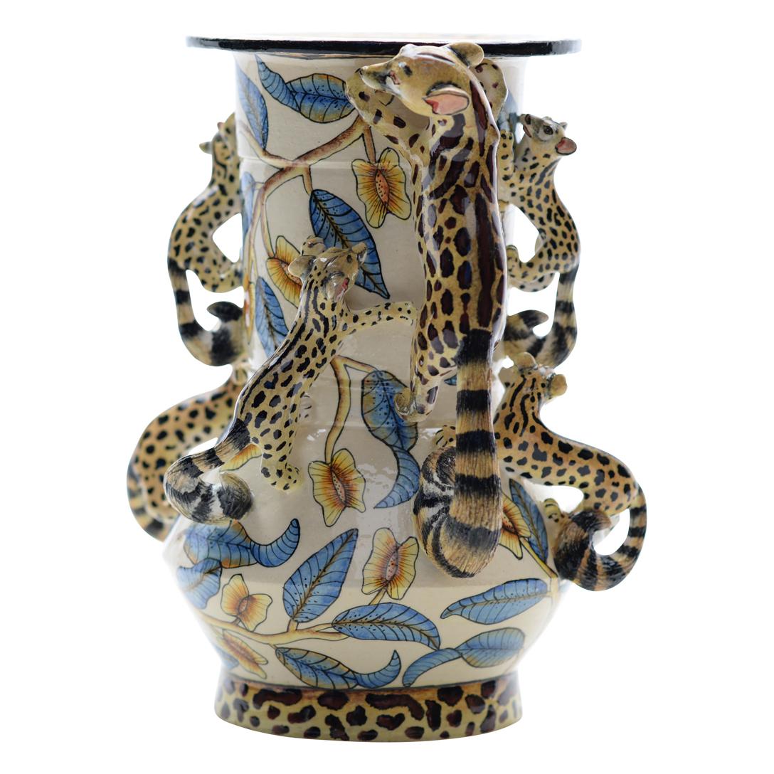 Contemporary Jenetcat Vase