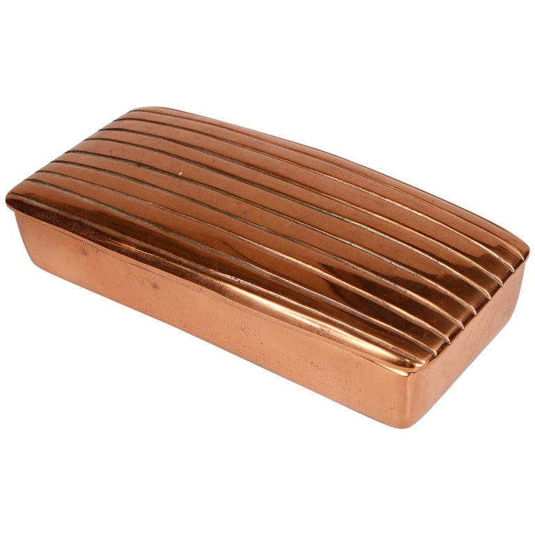 Jenfred-Ware Copper Box by Ben Seibel For Sale