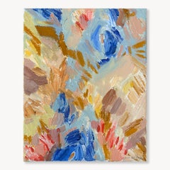 Iris: Abstract Oil Painting, 2010s, New, 10x8
