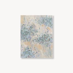 Periwinkle Parade: Abstract Oil Painting, 2010s, New, 12x9