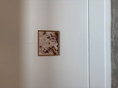 Storno: Pittura ad olio astratta, incorniciata, anni 2010, nuova, 18x22