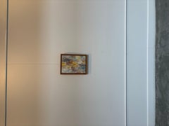 Streamer: Abstract Oil Painting, Framed, 2010s, New, 18x14