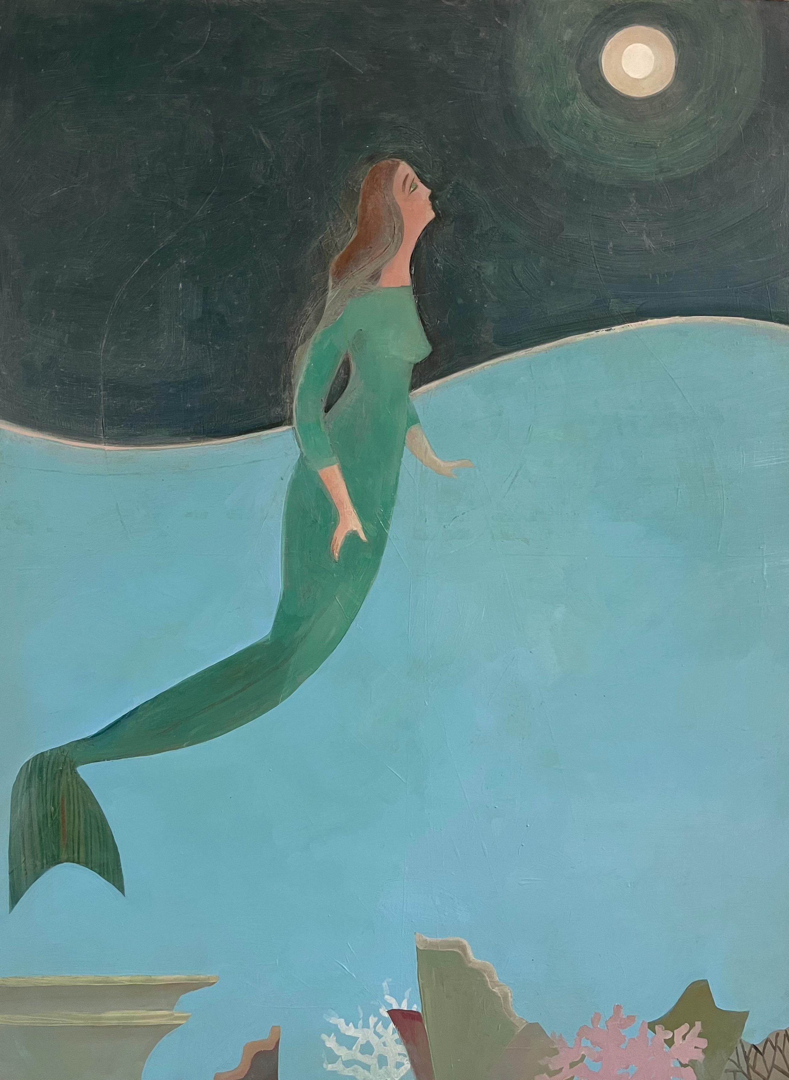 Figurative Painting de Jeni Stallings - Danza de la Luna