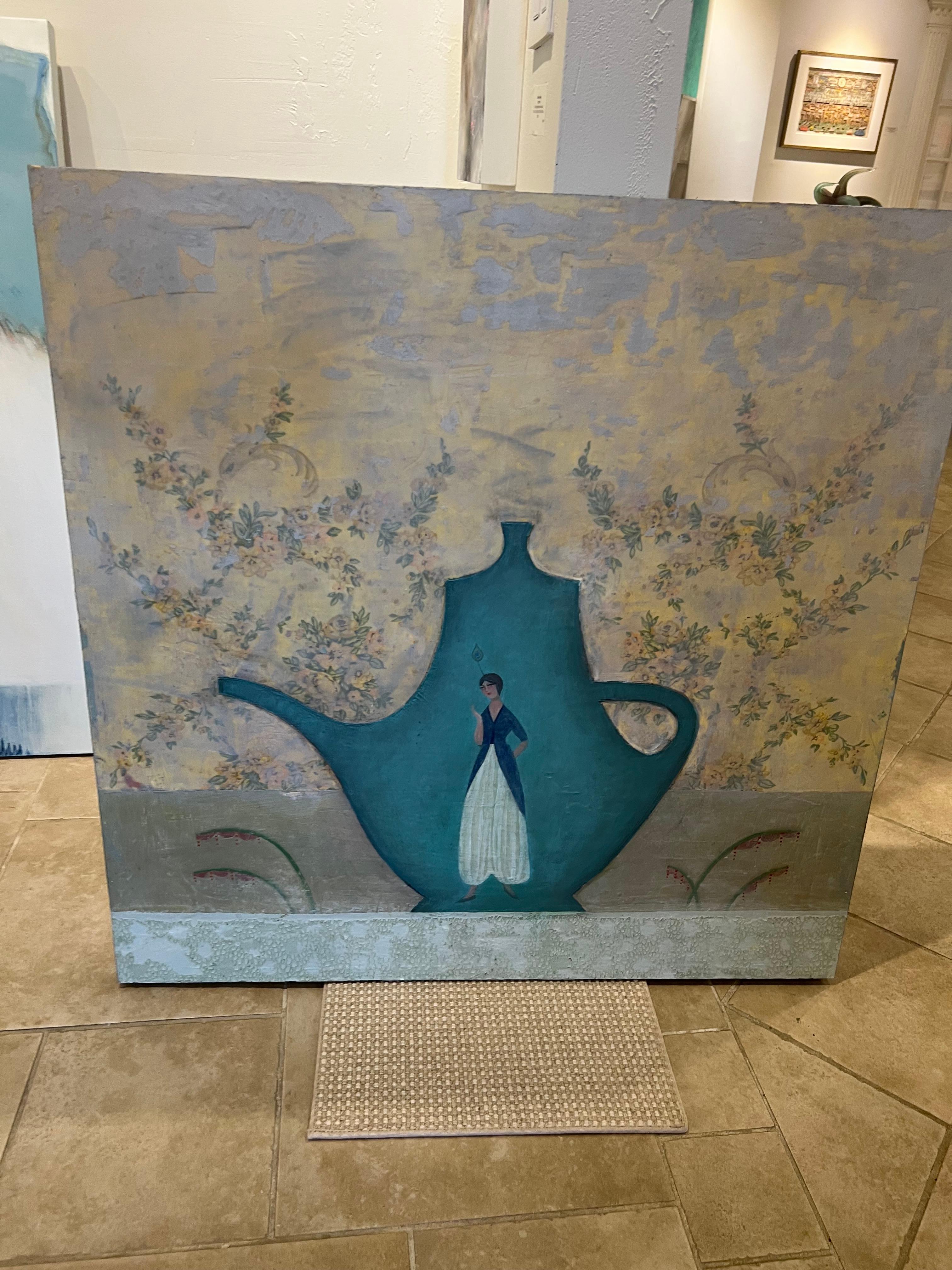 Figurative Painting de Jeni Stallings - Tetera