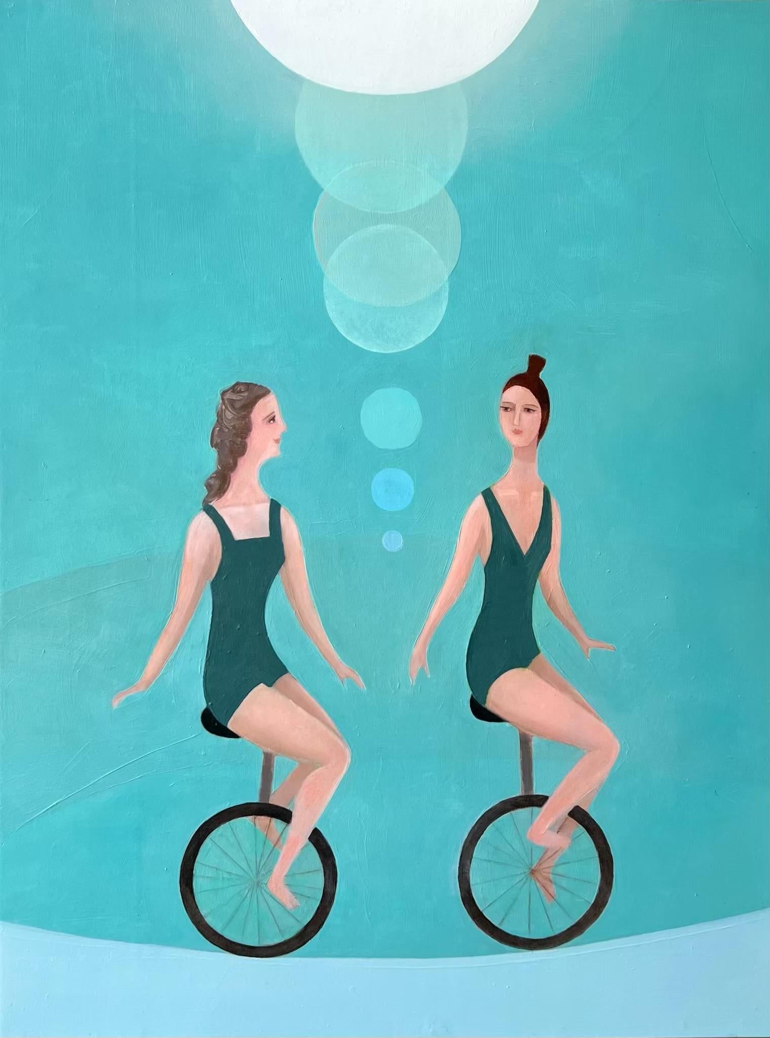 Jeni Stallings Figurative Painting - The Performers